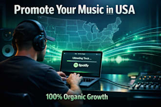 promote your music to USA spotify listeners organically