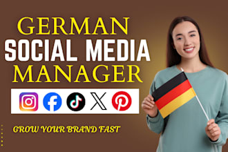 be your german social media manager for instagram, facebook, tiktok marketing