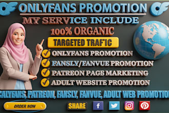 do onlyfans promotion, patreon page, fansly, fanvue and github promotion