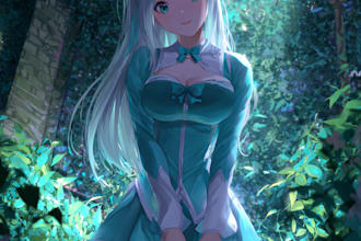 draw sfw or nsfw anime art, fan art, illustration, character art