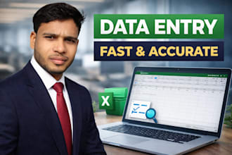do fast and accurate data entry, copy paste, typing work