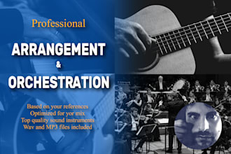 create orchestral or pop arrangement and orchestration