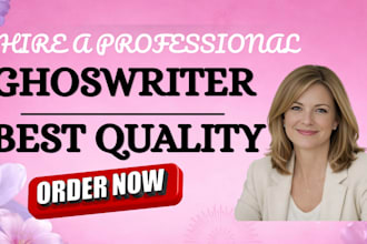 ghostwrite nonfiction book, ebook ghostwriter, memoir and biography writing