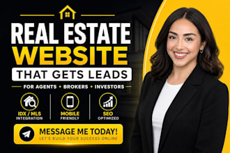 do lead capture realtor agent real estate website idx mls CRM integration wix