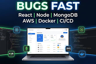 fix bugs in your mern stack react node js web app
