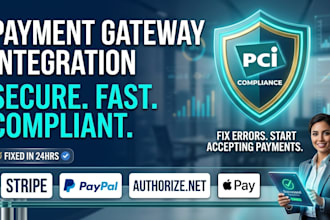 integrate a secure 2d 3d payment gateway fix processor errors for any website