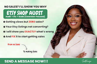 fix your etsy store and turn it into a sales machine