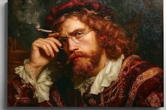 renaissance art oil painting portrait