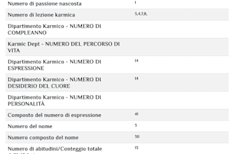 numerologia analisi di coppia o lettura individuale del tuo destino