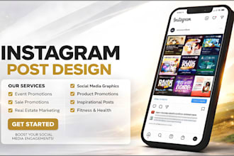 create a scroll stop instagram and social media post