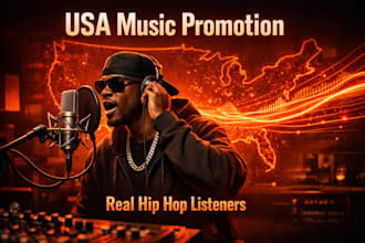 promote your hip hop music to USA spotify listeners organically