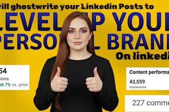 ghostwrite and build your personal brand on linkedin to get more leads
