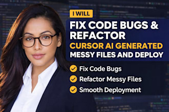 fix code bugs cursor ai generated refactor messy files and deploy