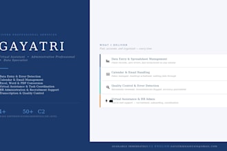 virtual assistant excel expert  data entry  admin task management