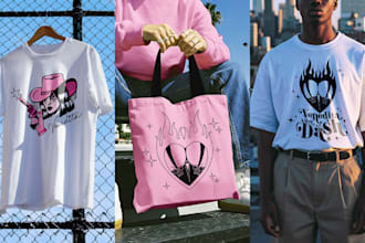 design merchandise for artists, musicians and events