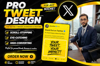 create trendy twitter tweet images for your brand