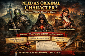 craft a powerful backstory for your ttrpg character