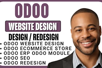 build odoo website design redesign odoo module, odoo ecommerce store SEO, odoo