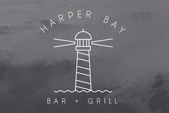 design a modern lighthouse logo for your brand, business, or startup