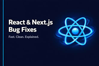 fix bugs and errors in your react or next js website fast
