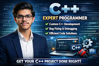 develop cpp programs and fix bugs professionally