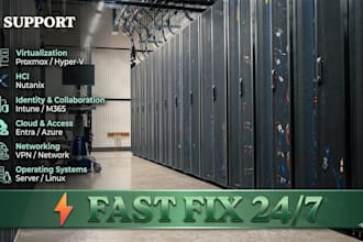 manage and fix your proxmox, hyperv, nutanix, intune, ninjaone, entra and o365