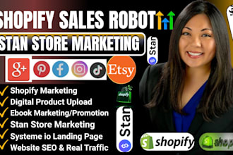 do sales funnel shopify marketing stanstore marketing etsy pinterest tiktok shop