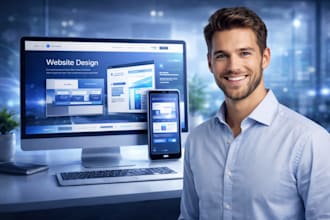 design a modern, responsive and high converting landing page