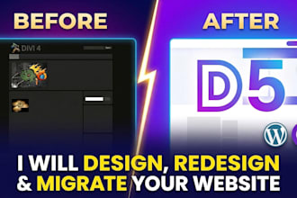 design redesign divi website or migrate to divi 5