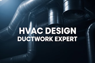 draft professional hvac, ductwork, and ventilation system designs in autocad