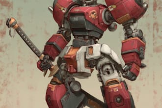 do cool robot or mecha cartoon