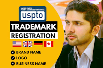 uspto trademark research registration USA filling for brandname logo