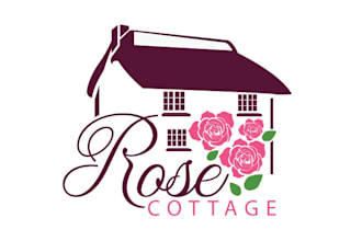 design super rose cottage theme logo