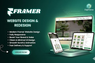 design website in framer
