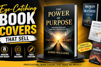 design a professional book cover for ebook or paperback
