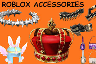 custom roblox ugc, roblox hair, roblox model, wearables accessories for game