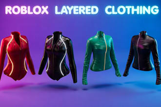 create custom roblox layered clothing, ugc outfits and accessories