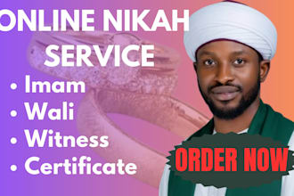 do online nikah islamic marriage  certificate nikah imam wali