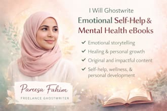 ghostwrite emotional self help and mental health ebooks