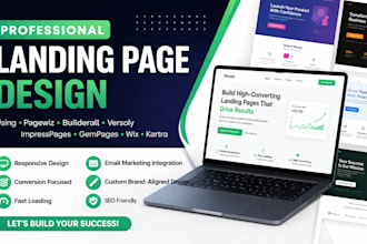 design pagewiz builderall versoly impresspages gempages wix kartra landing page