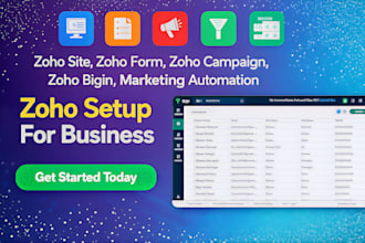 do zoho crm setup zoho campaign zoho site zoho automation zoho integration