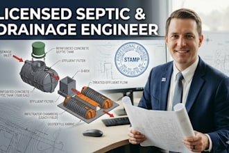 professional septic system design, pe stamped plans, and drainage solutions