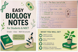 write easy biology notes for students and neet