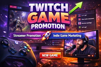 twitch game streamer promotion indie game marketing twitch promotion
