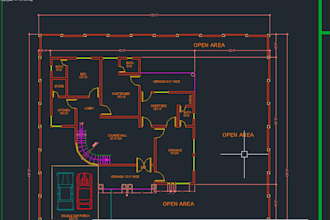 do autocad 2d drafting from PDF, jpg or hand drawn sketches