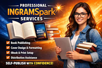 do ingramspark book formatting, publishing, and upload