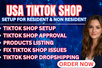 set up tiktok shop, tiktok dropshipping, tiktok shop approval and tiktok manager