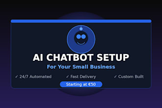 set up an ai chatbot for your small business