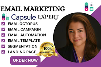 setup capsule crm email automation crm campaign newsletter capsule template