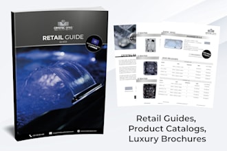 design a premium brochure or catalog for your business
